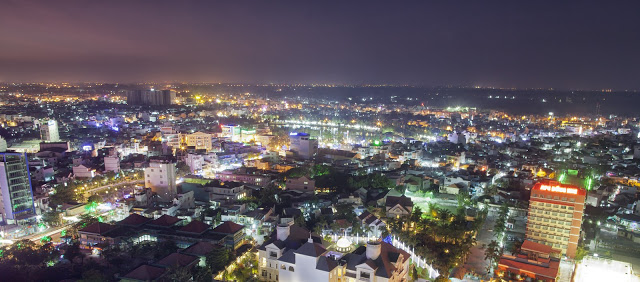 Thành phố Biên Hòa về đêm